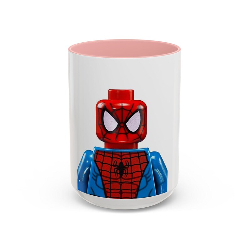 Spider Man Lego Style Accent Mug