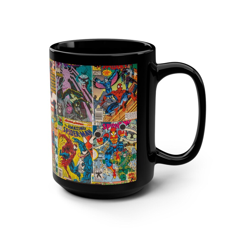 15oz Spider Man Comic Collage Mug 