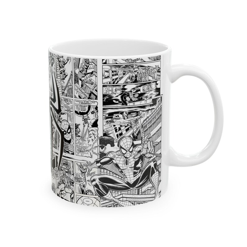 Spider Man Logo Comic Mug