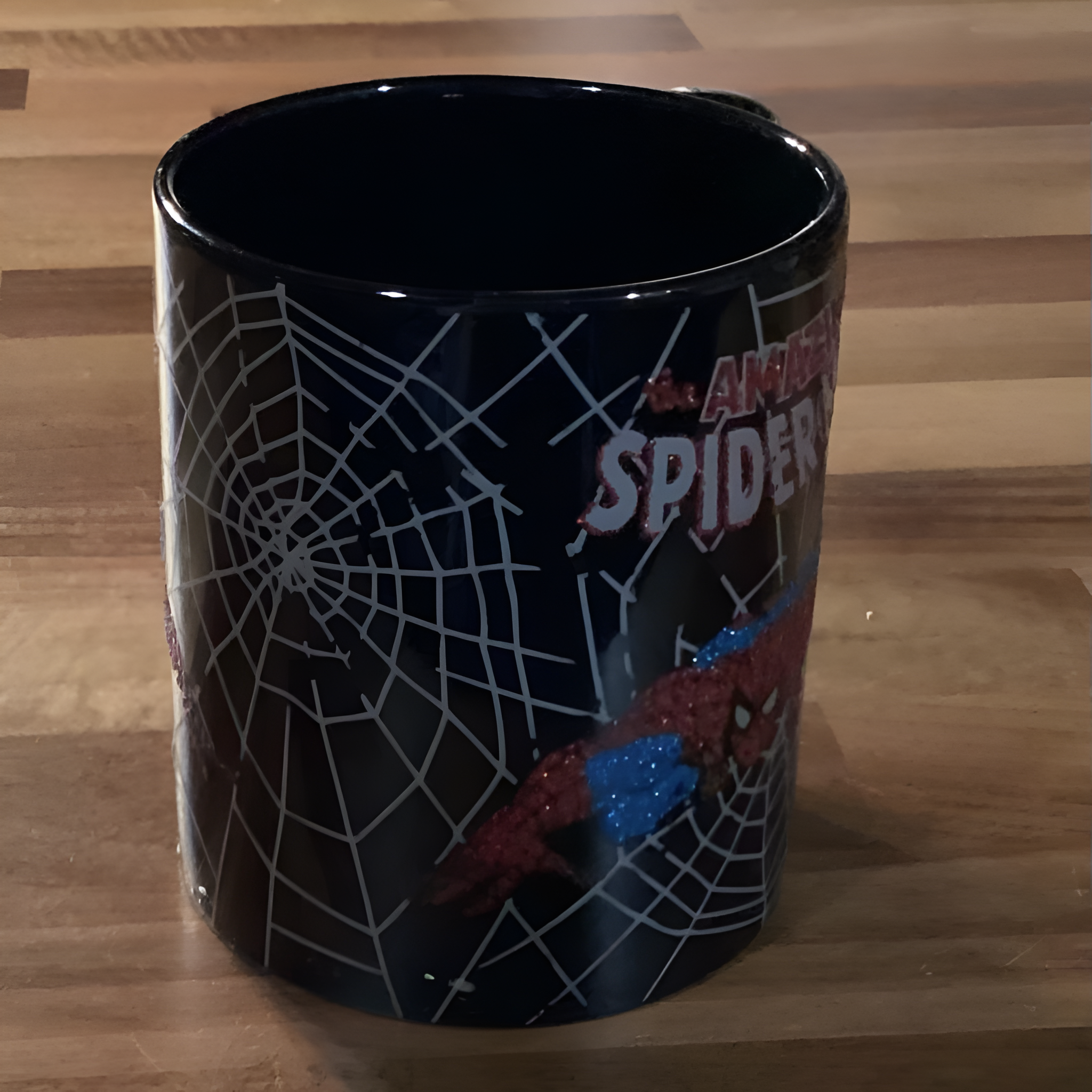 Amazing Spider Man Glitter Coffee Mug Cup