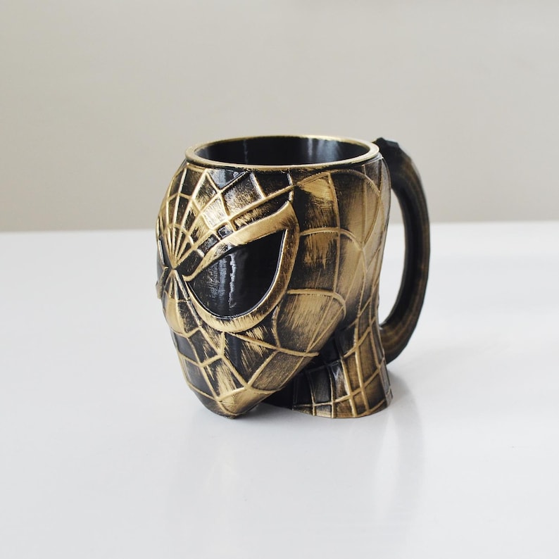 Handmade Spider Man Mug