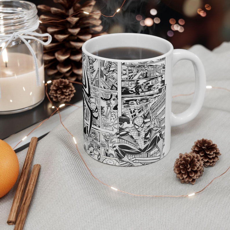 Spider Man Logo Comic Mug