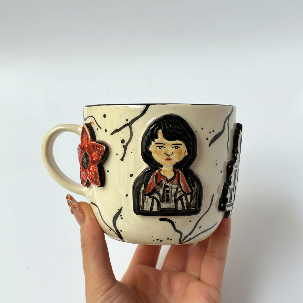 Handmade Ceramic Character Inspired Coffee Mug