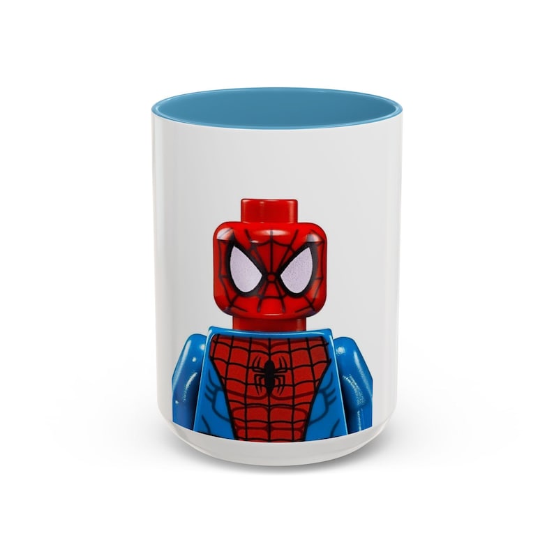 Spider Man Lego Style Accent Mug