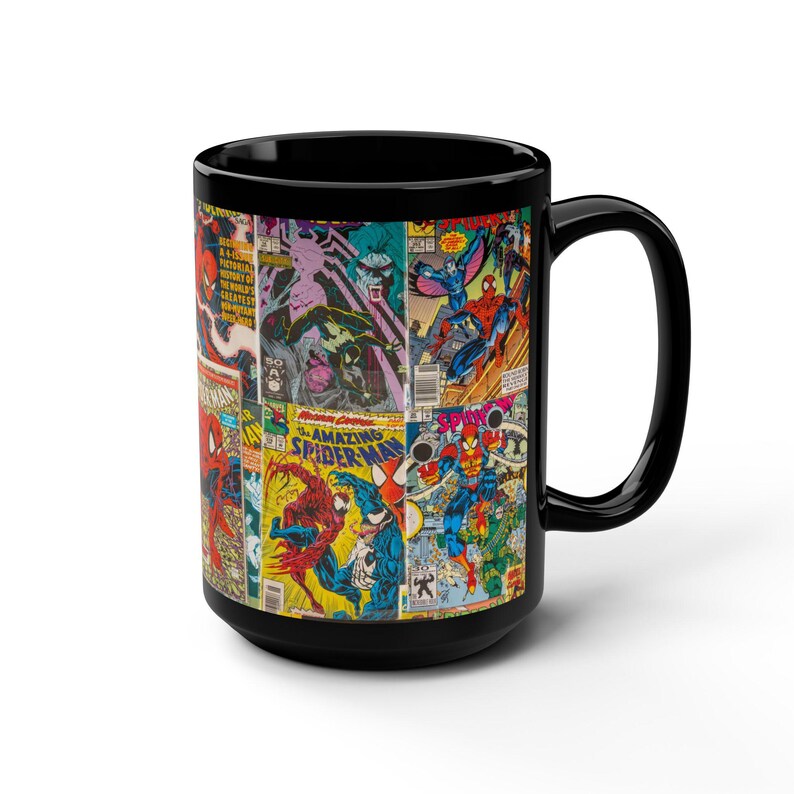 15oz Spider Man Comic Collage Mug 