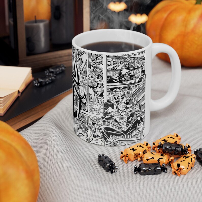 Spider Man Logo Comic Mug