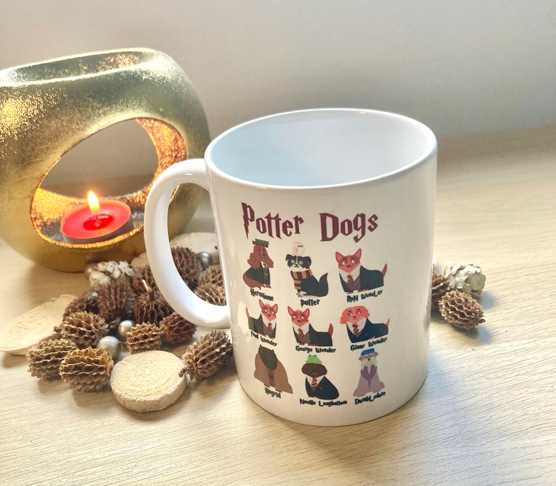 Harry Potter Dogs Themed Funny Ceramic Coffee Mug 