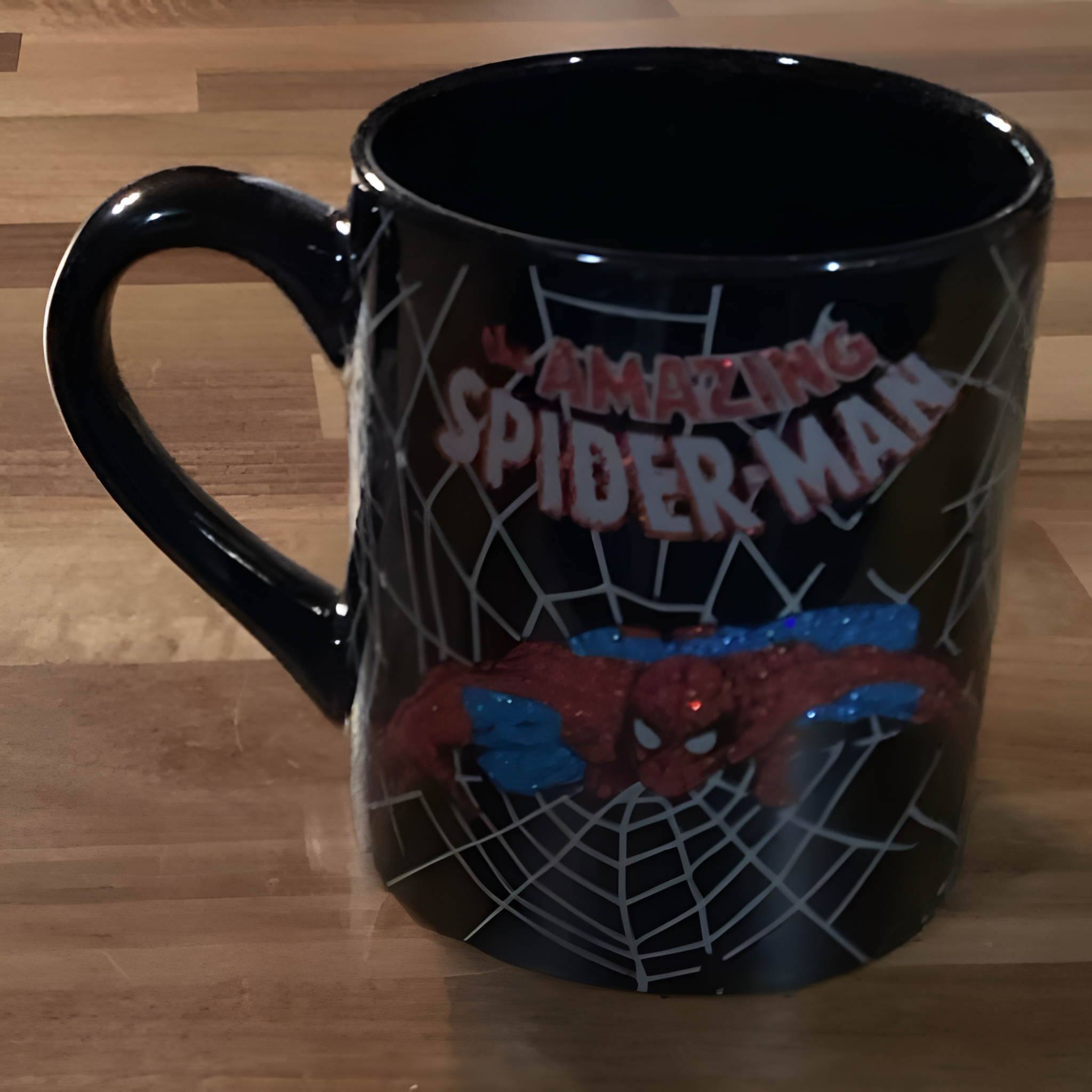 Amazing Spider Man Glitter Coffee Mug Cup