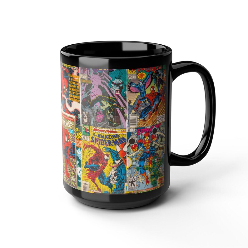 15oz Spider Man Comic Collage Mug 