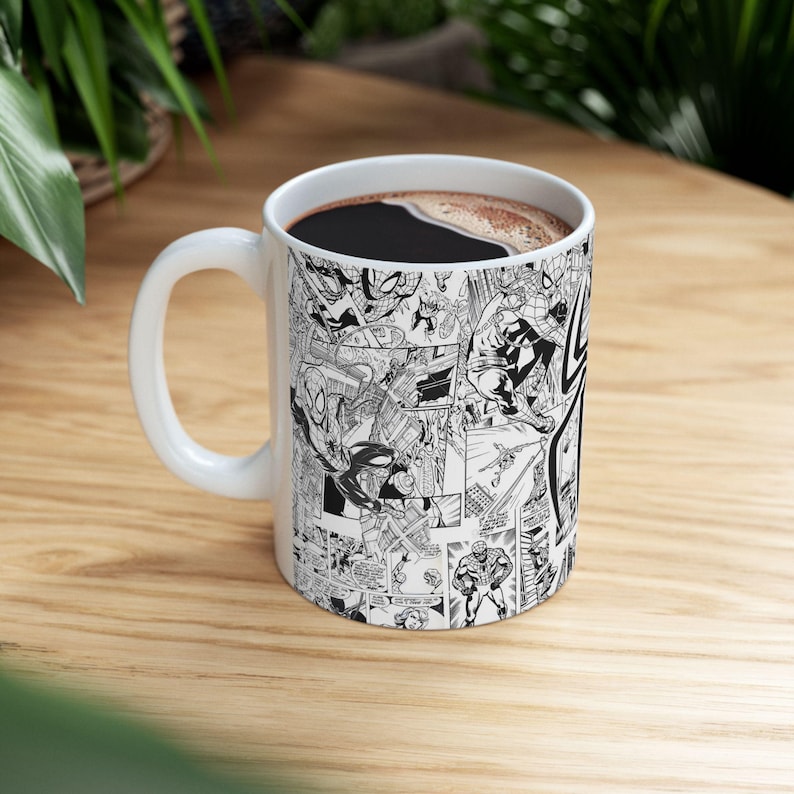 Spider Man Logo Comic Mug