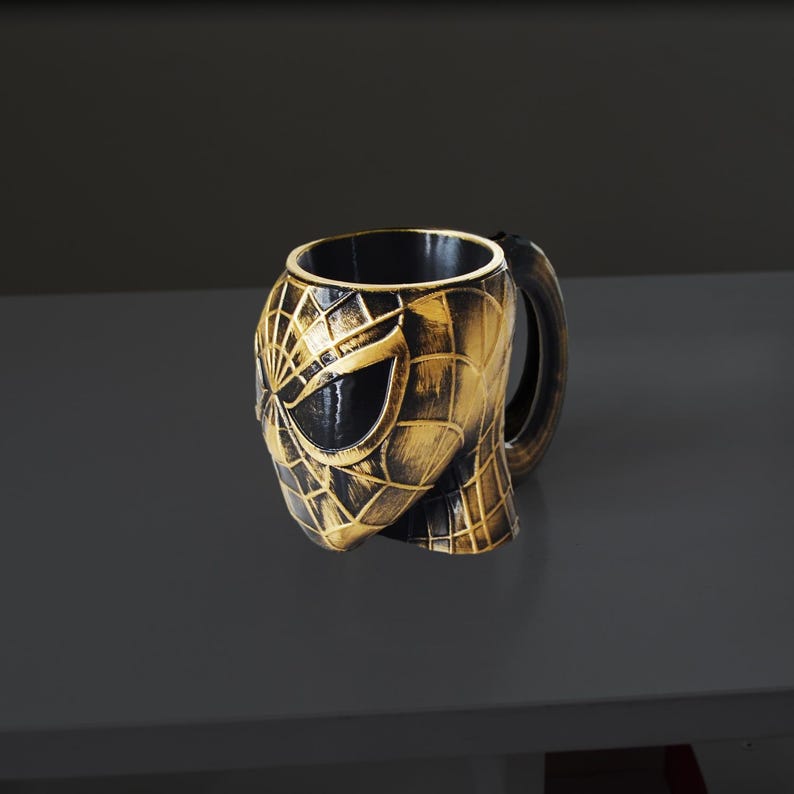 Handmade Spider Man Mug