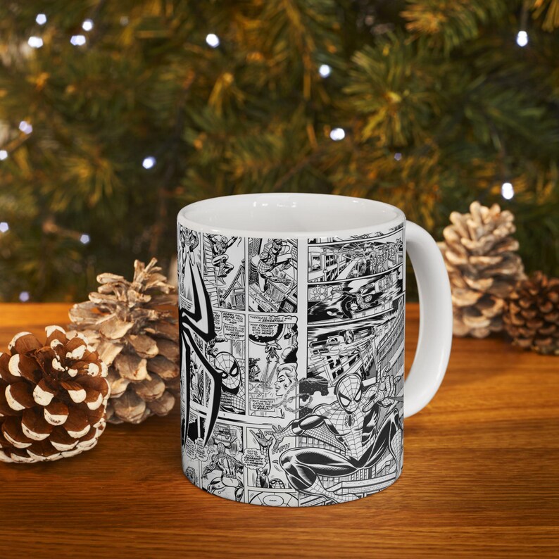Spider Man Logo Comic Mug