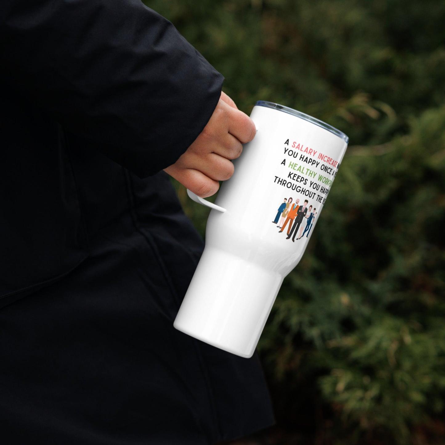Salary Joy Travel Mug – Celebrate Every Raise | Stainless Steel - Inspire Cups