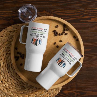 Salary Joy Travel Mug – Celebrate Every Raise | Stainless Steel - Inspire Cups