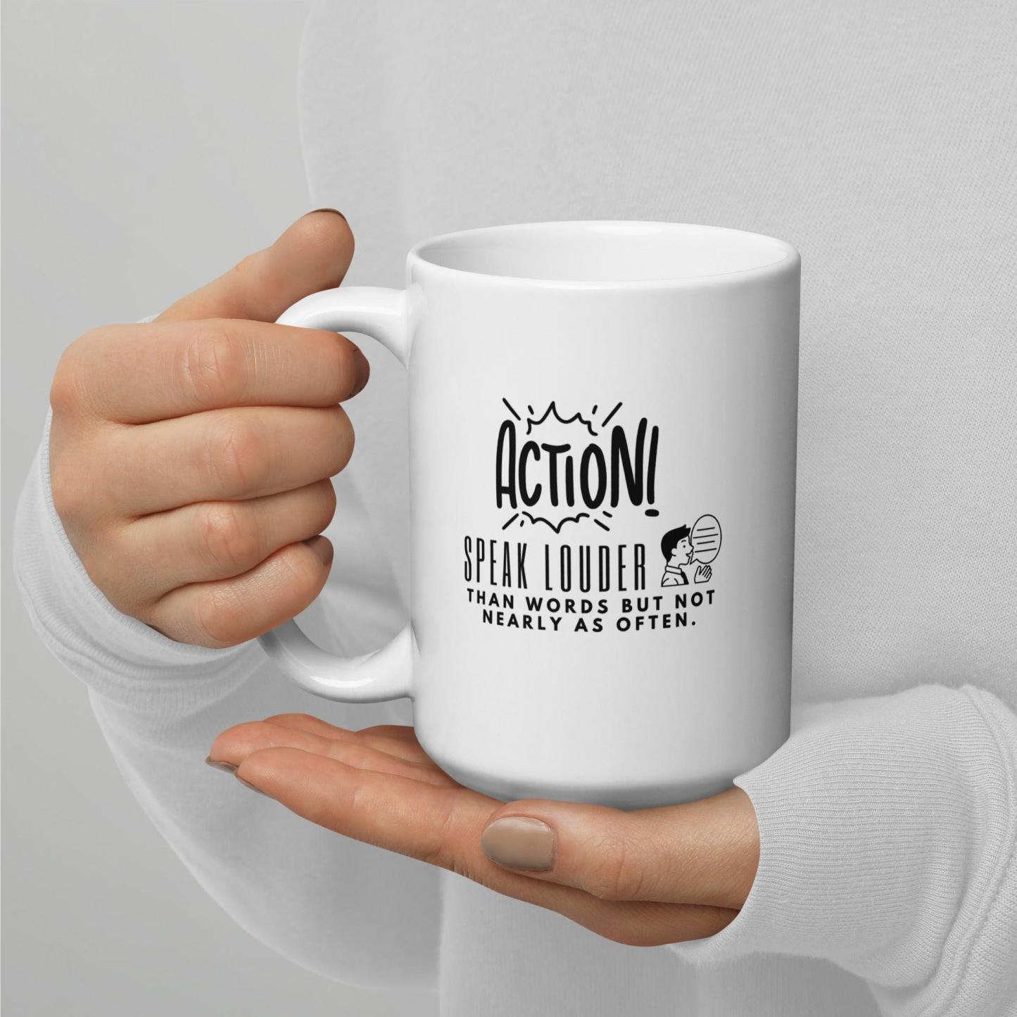 Take Action Ceramic Mug - Inspire Cups