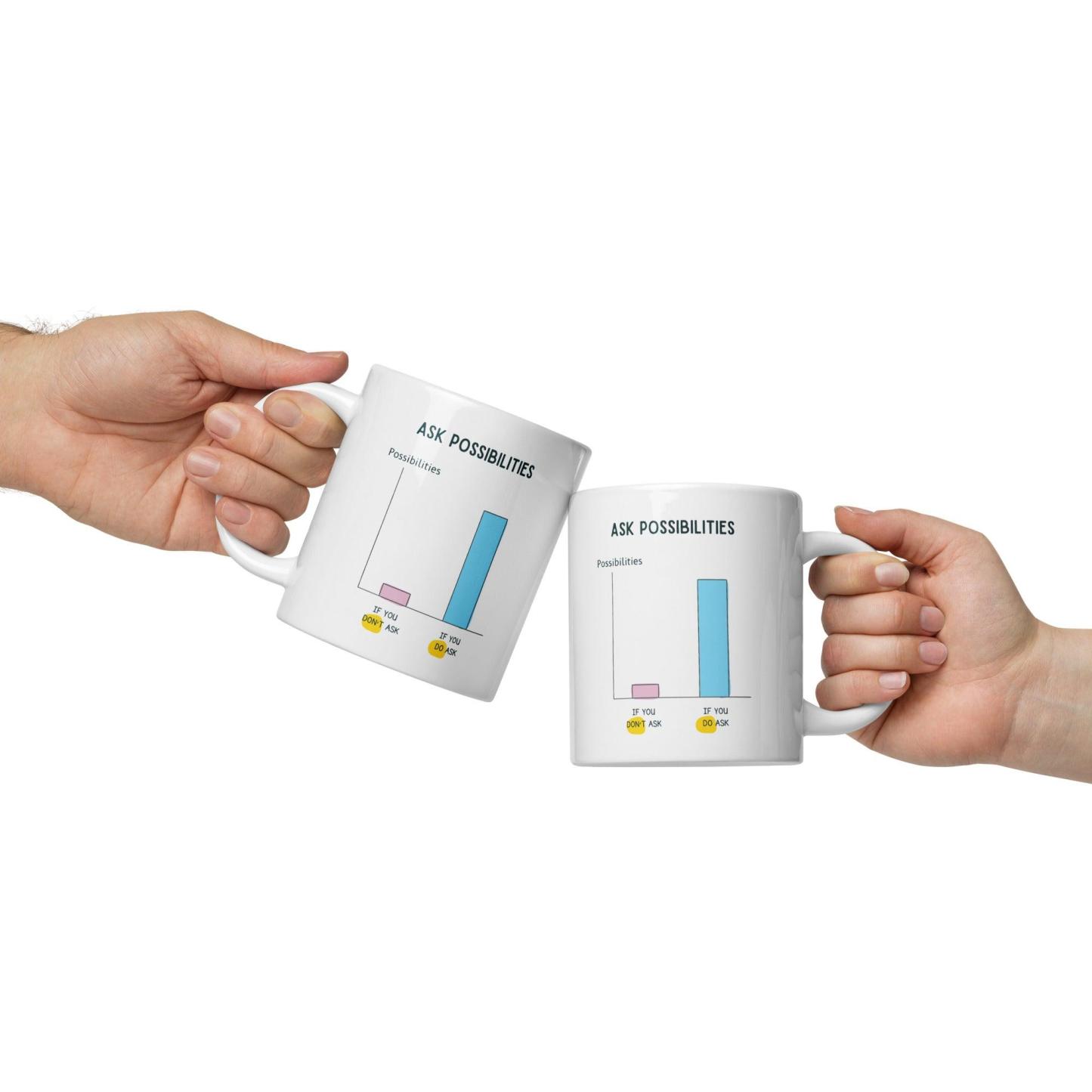 Curiosity Creates Opportunity Mug - Inspire Cups