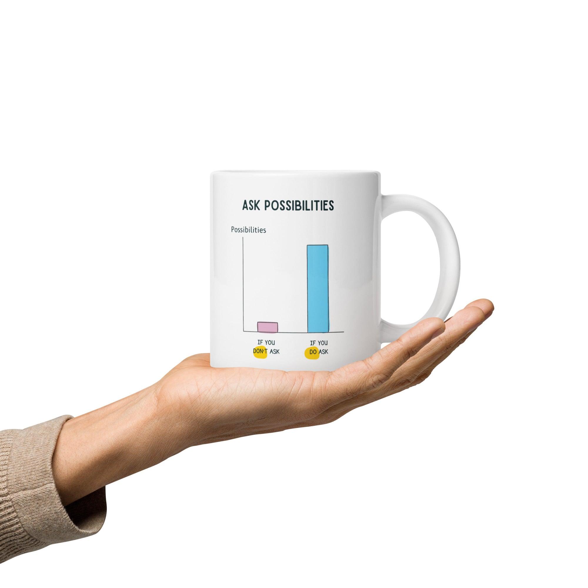 Curiosity Creates Opportunity Mug - Inspire Cups