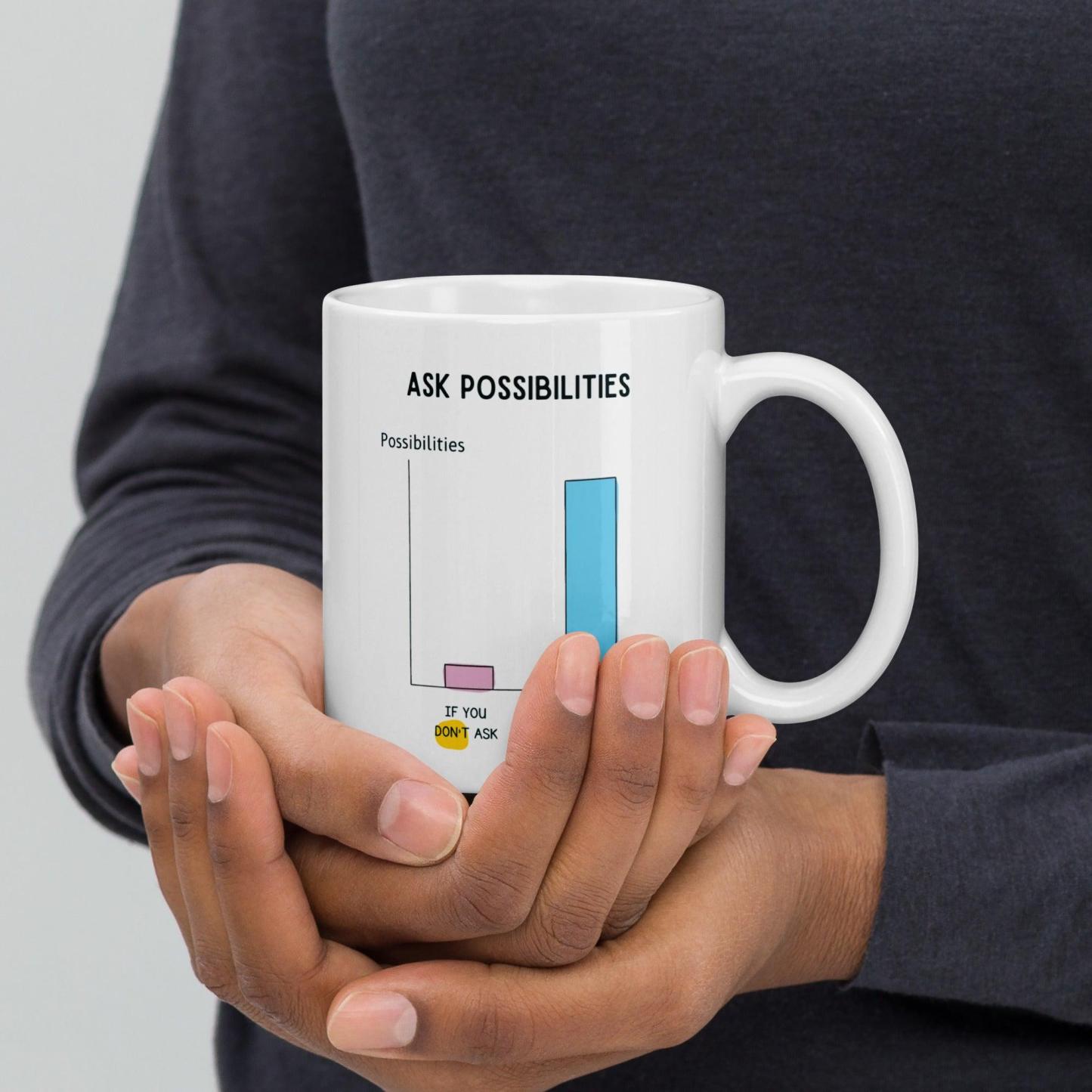 Curiosity Creates Opportunity Mug - Inspire Cups