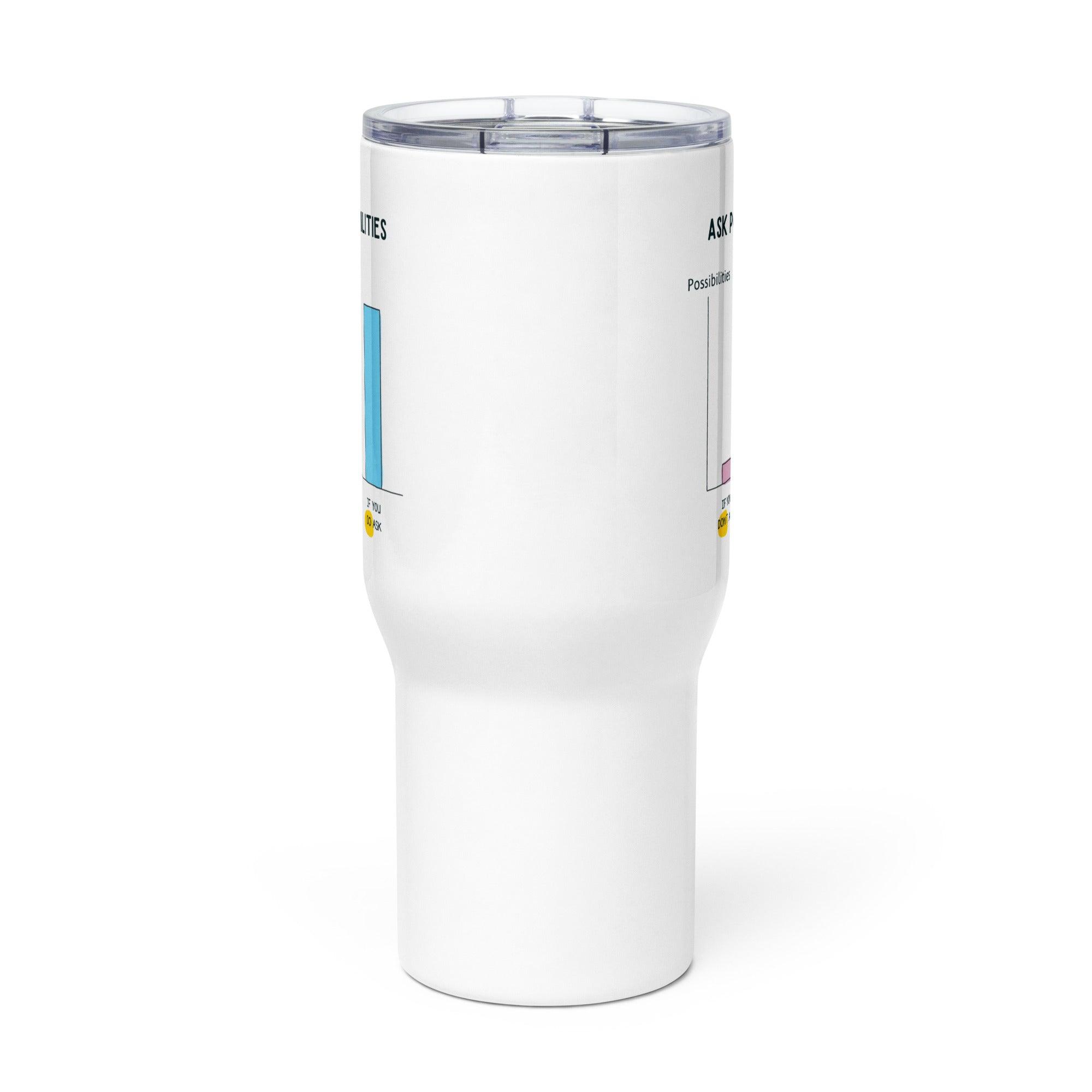 Ask Possibilities Printed Travel Mugs - Inspire Cups