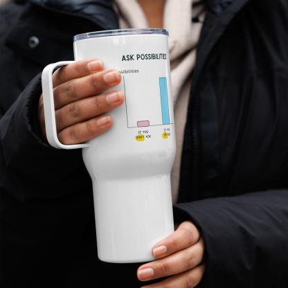 Ask Possibilities Printed Travel Mugs - Inspire Cups