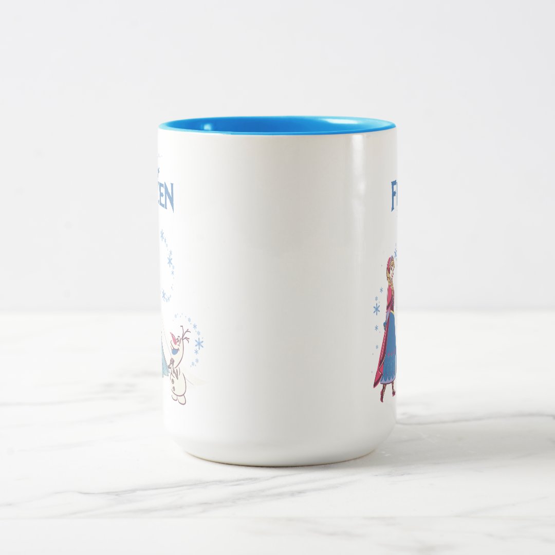 Elsa Anna Olaf Two-Tone Mug 