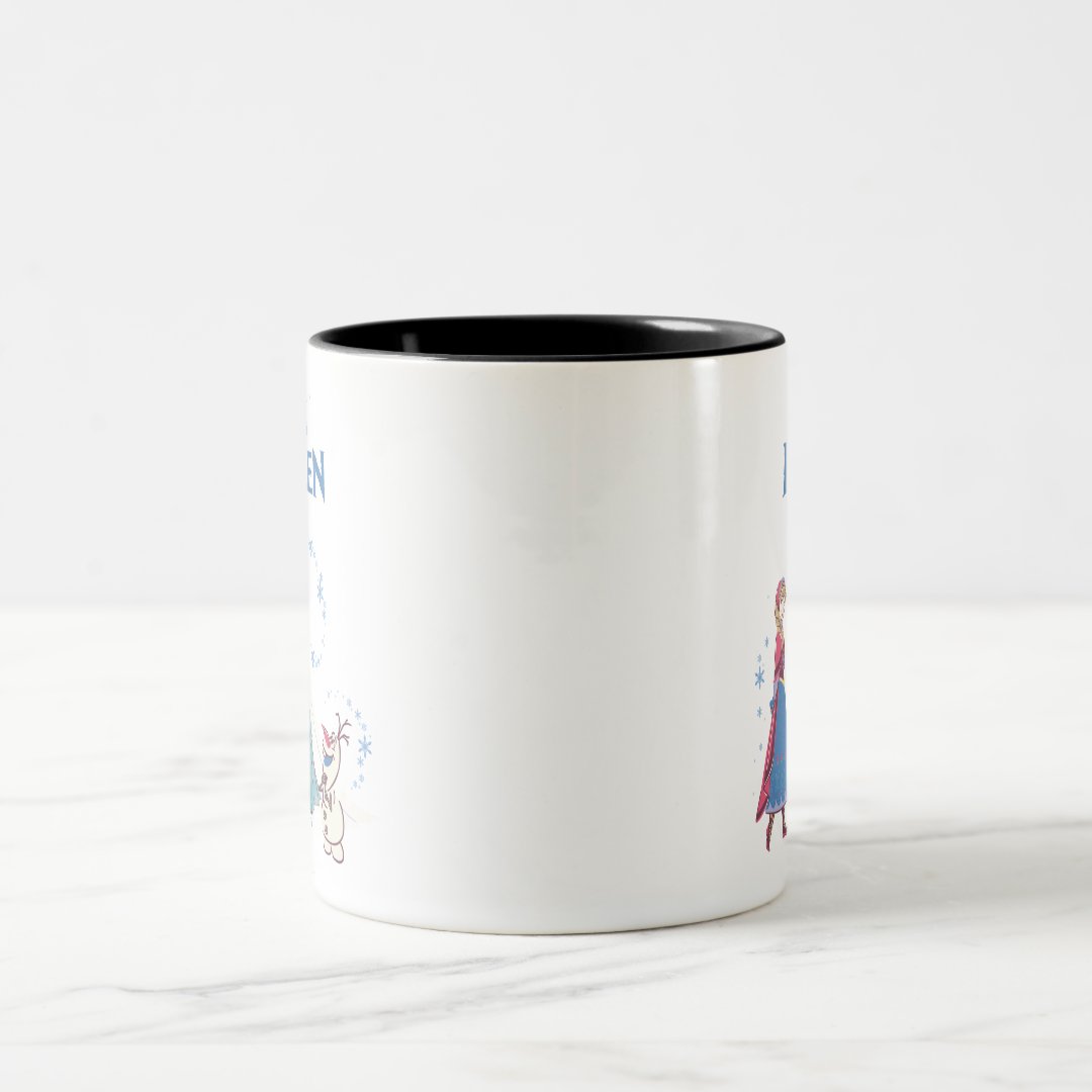 Elsa Anna Olaf Two-Tone Mug 