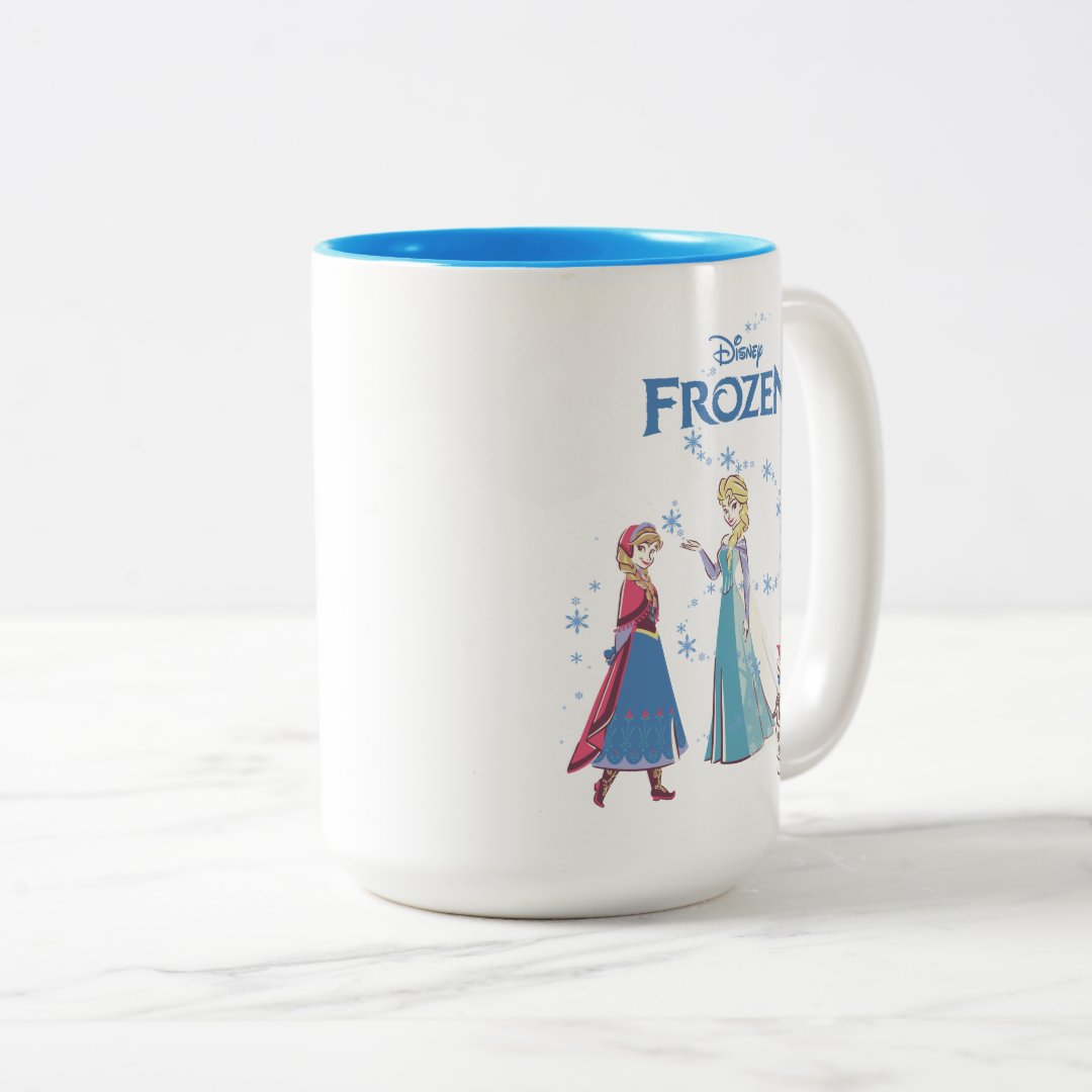 Elsa Anna Olaf Two-Tone Mug 
