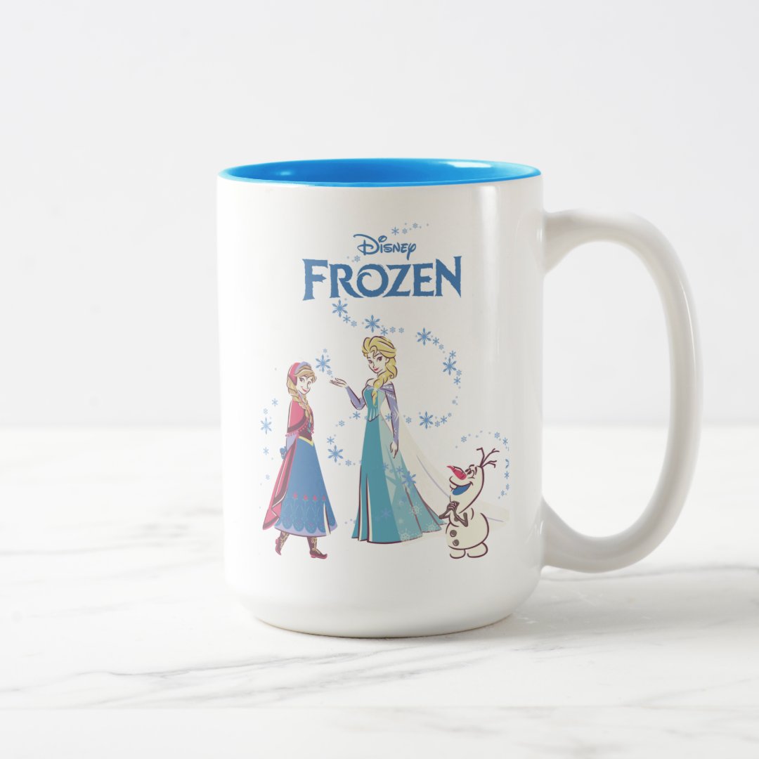 Elsa Anna Olaf Two-Tone Mug 