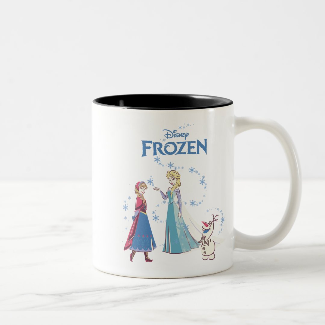 Elsa Anna Olaf Two-Tone Mug 