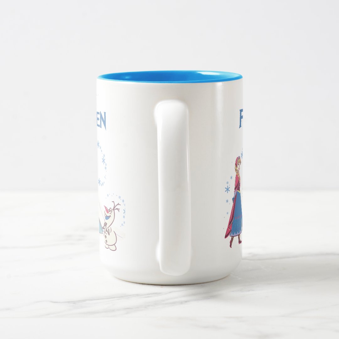 Elsa Anna Olaf Two-Tone Mug 