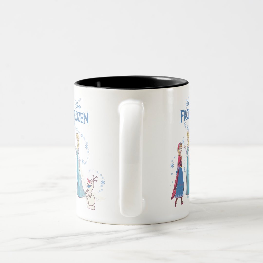 Elsa Anna Olaf Two-Tone Mug 