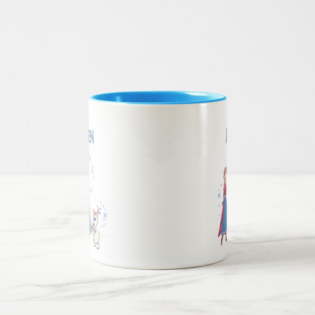 Elsa Anna Olaf Two-Tone Mug 