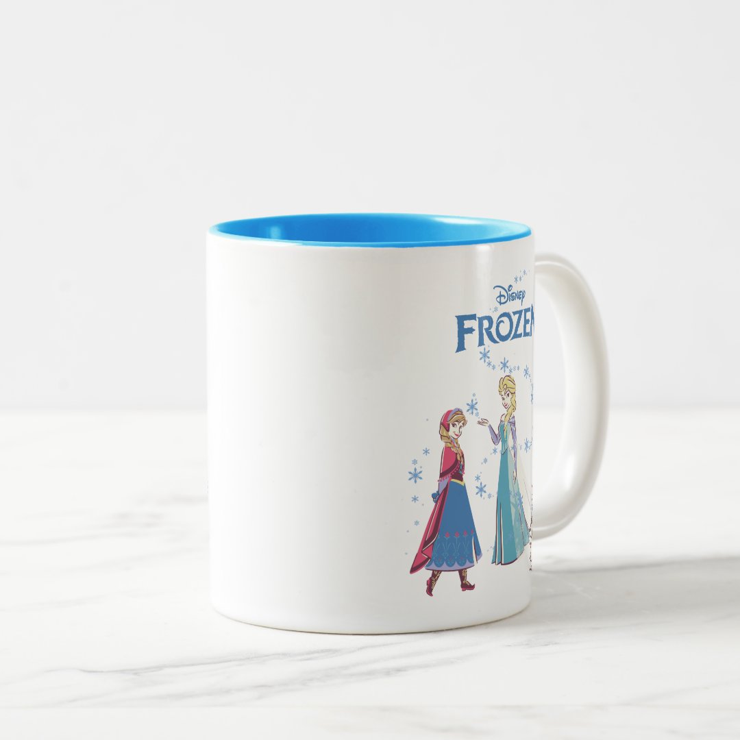 Elsa Anna Olaf Two-Tone Mug 