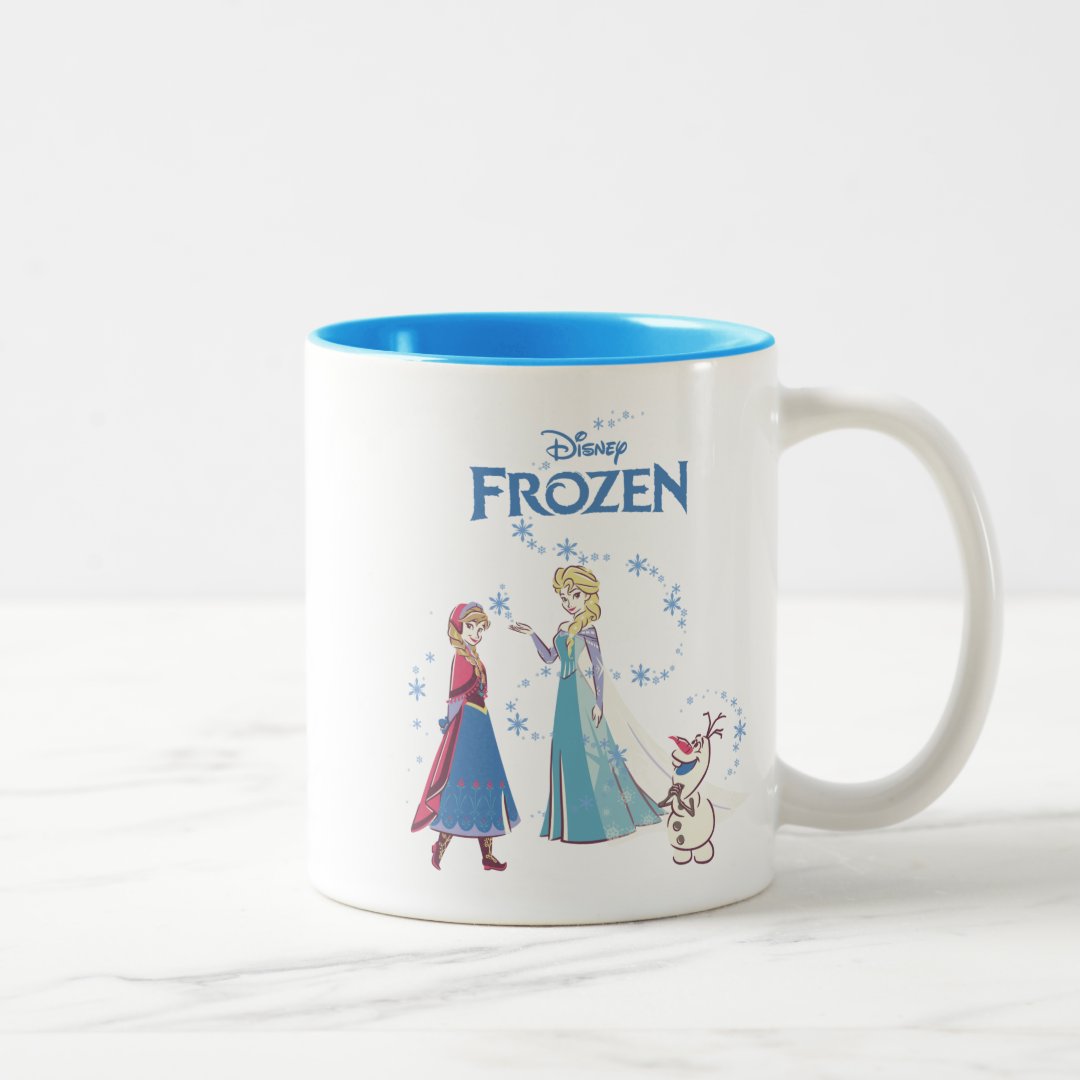 Elsa Anna Olaf Two-Tone Mug 