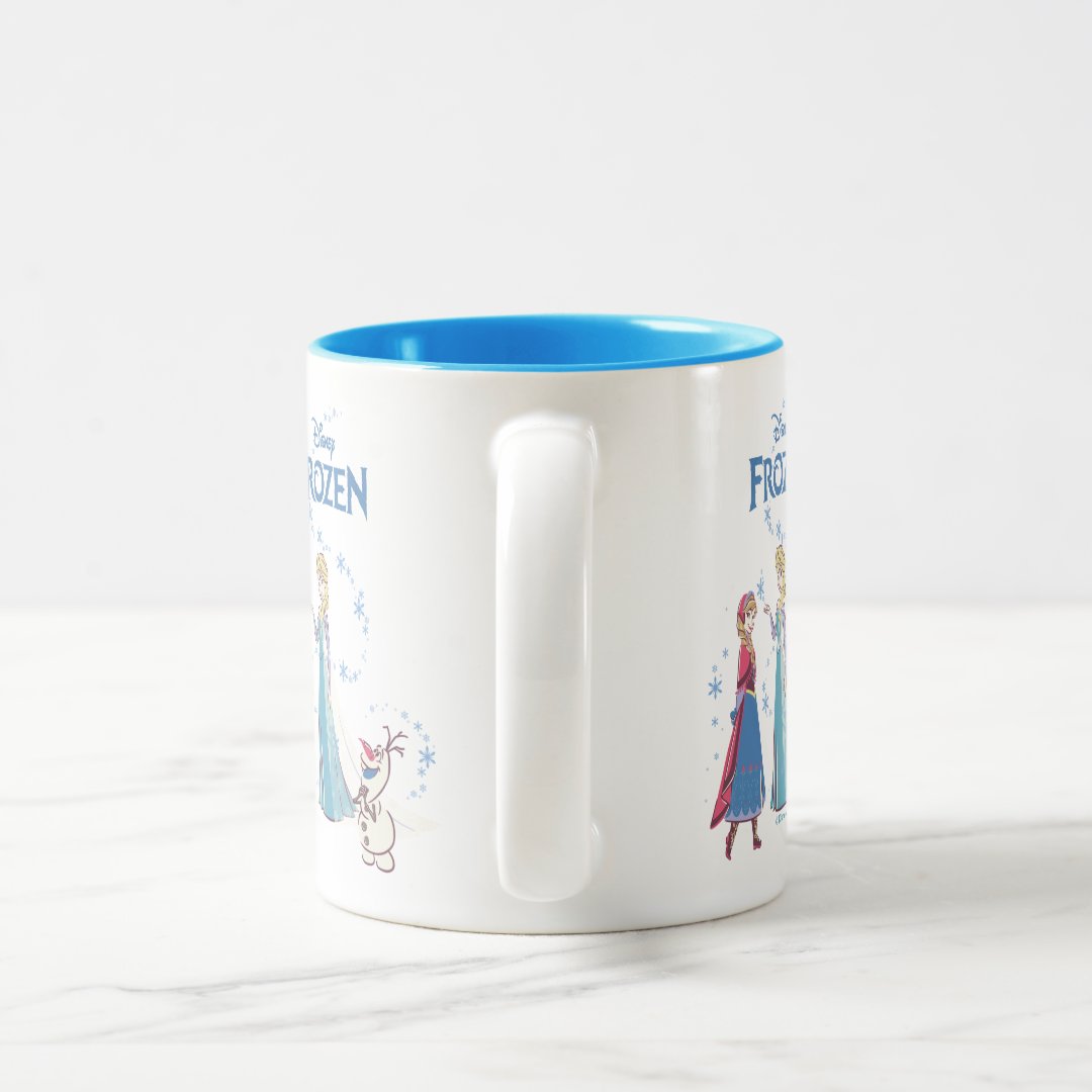 Elsa Anna Olaf Two-Tone Mug 