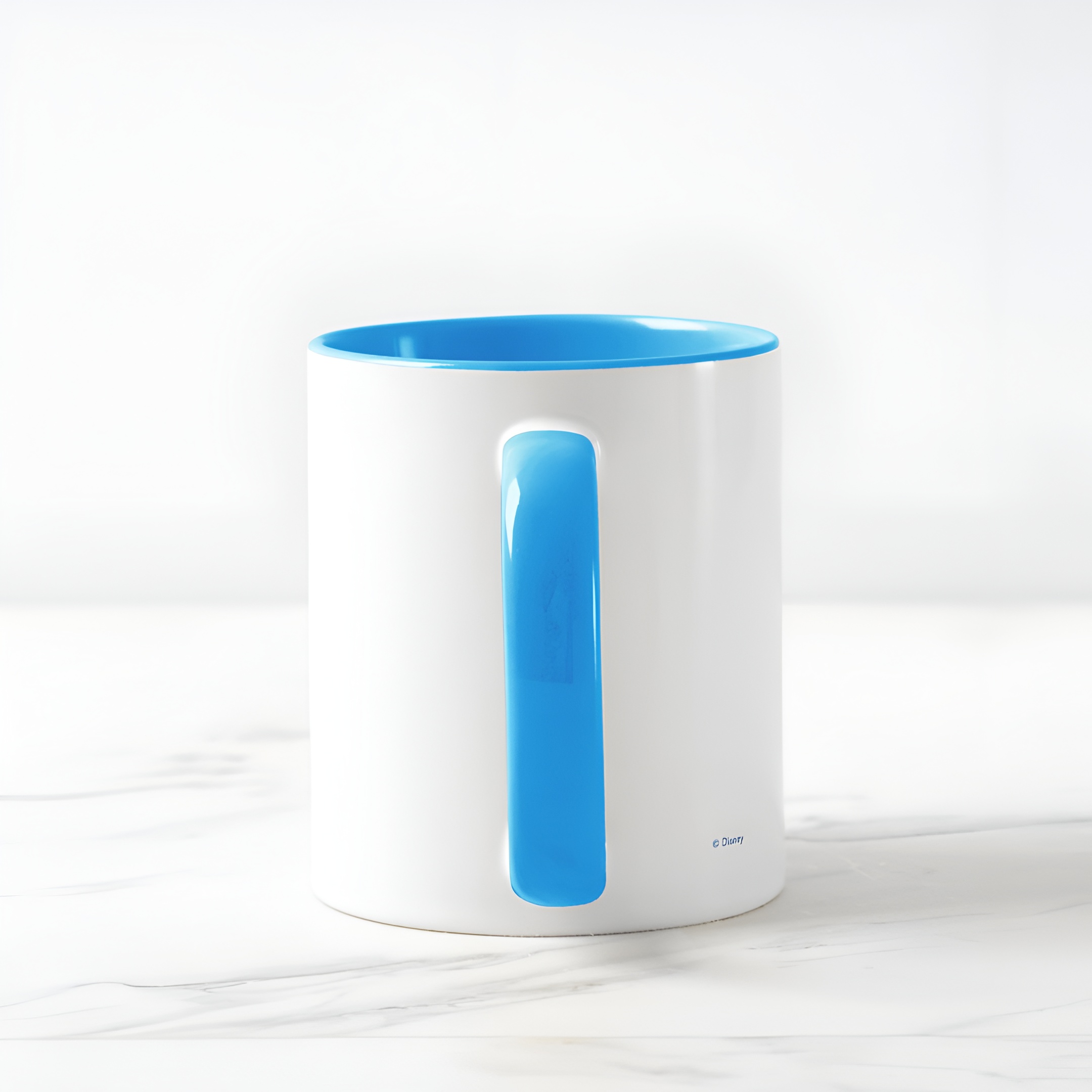 Frozen Blue Pastel Two-Tone Mug Sven Anna Elsa Olaf Ceramic Coffee Cup