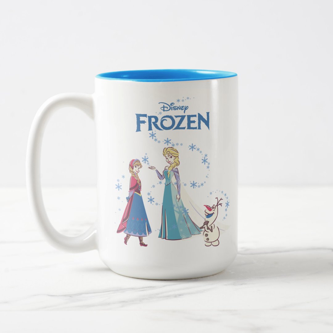 Elsa Anna Olaf Two-Tone Mug 