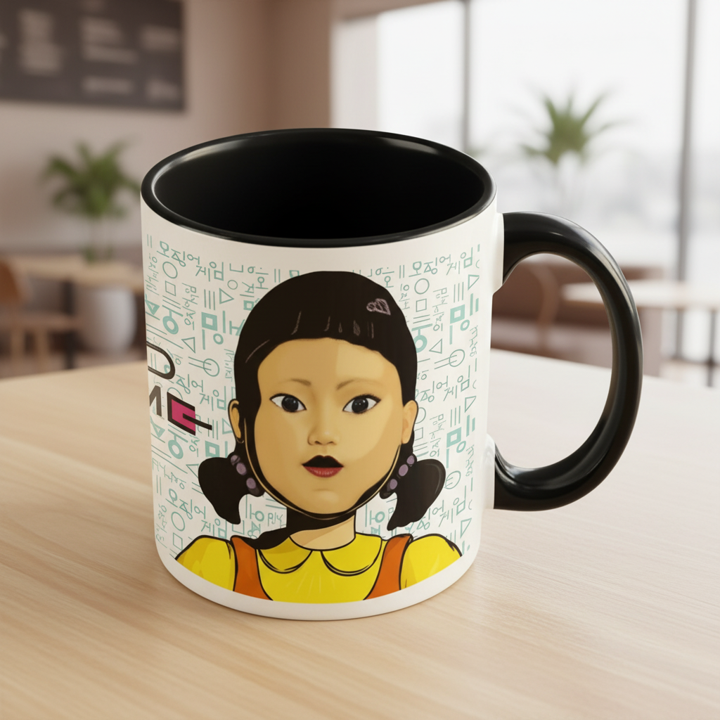 Young Hee Coloured Inner and Handle Ceramic Mug