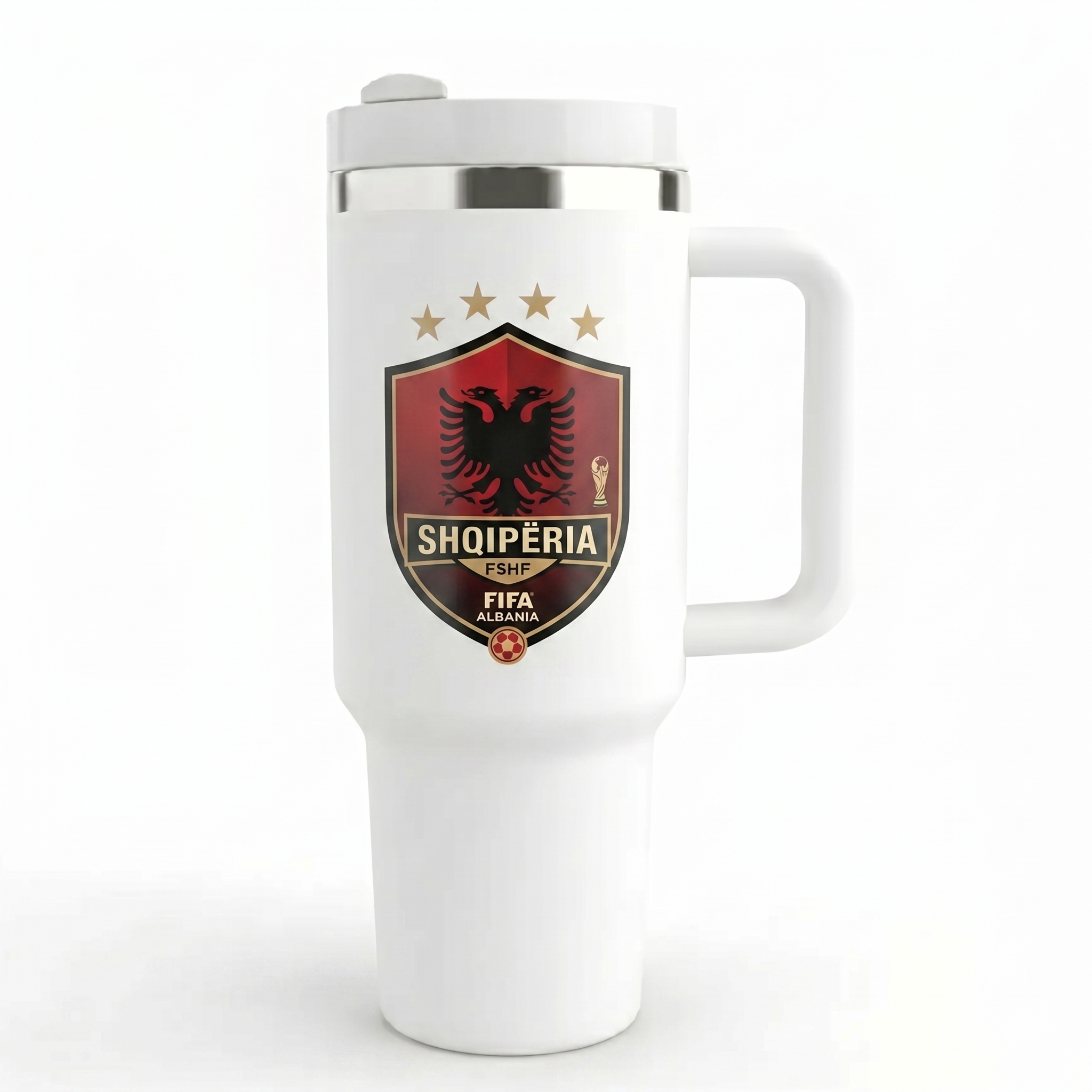 FIFA 2026 Albania Soccer Sports Themed 40oz Tumbler With Straw And Lid