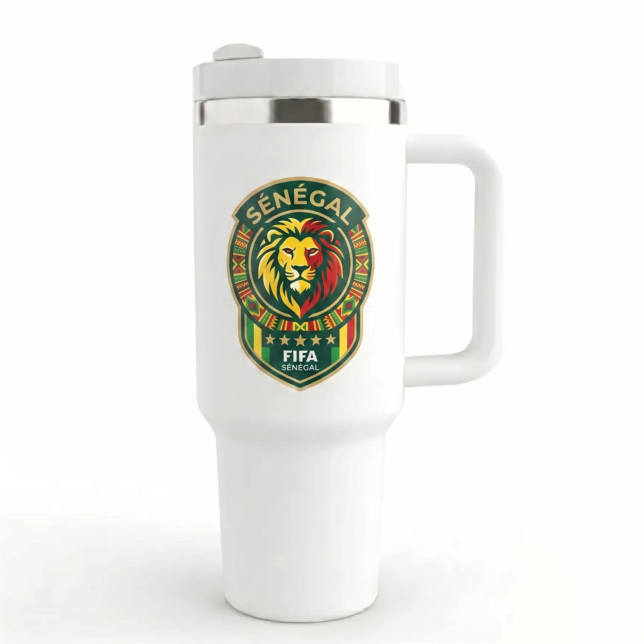 FIFA 2026 Senegal Soccer Sports Themed 40oz Tumbler With Straw And Lid