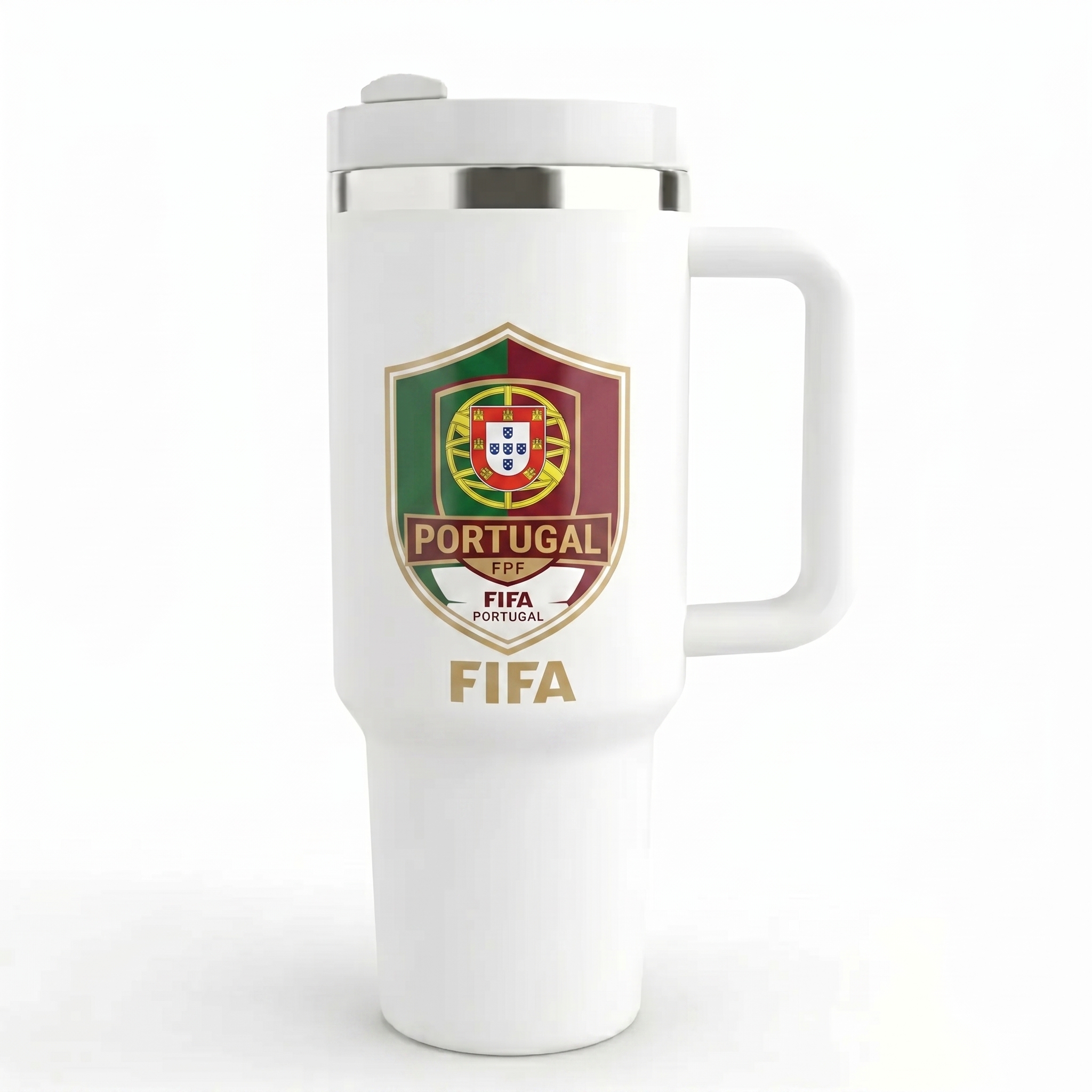 FIFA 2026 Portugal Soccer Sports Themed 40oz Tumbler With Straw And Lid