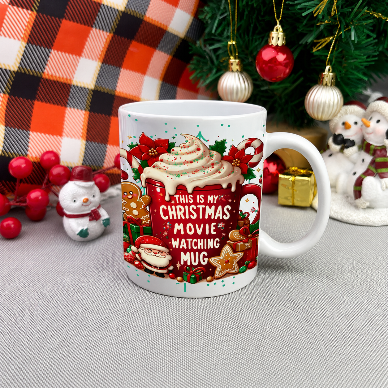 This Is My Christmas Printed Holiday Ceramic Coffee Mug