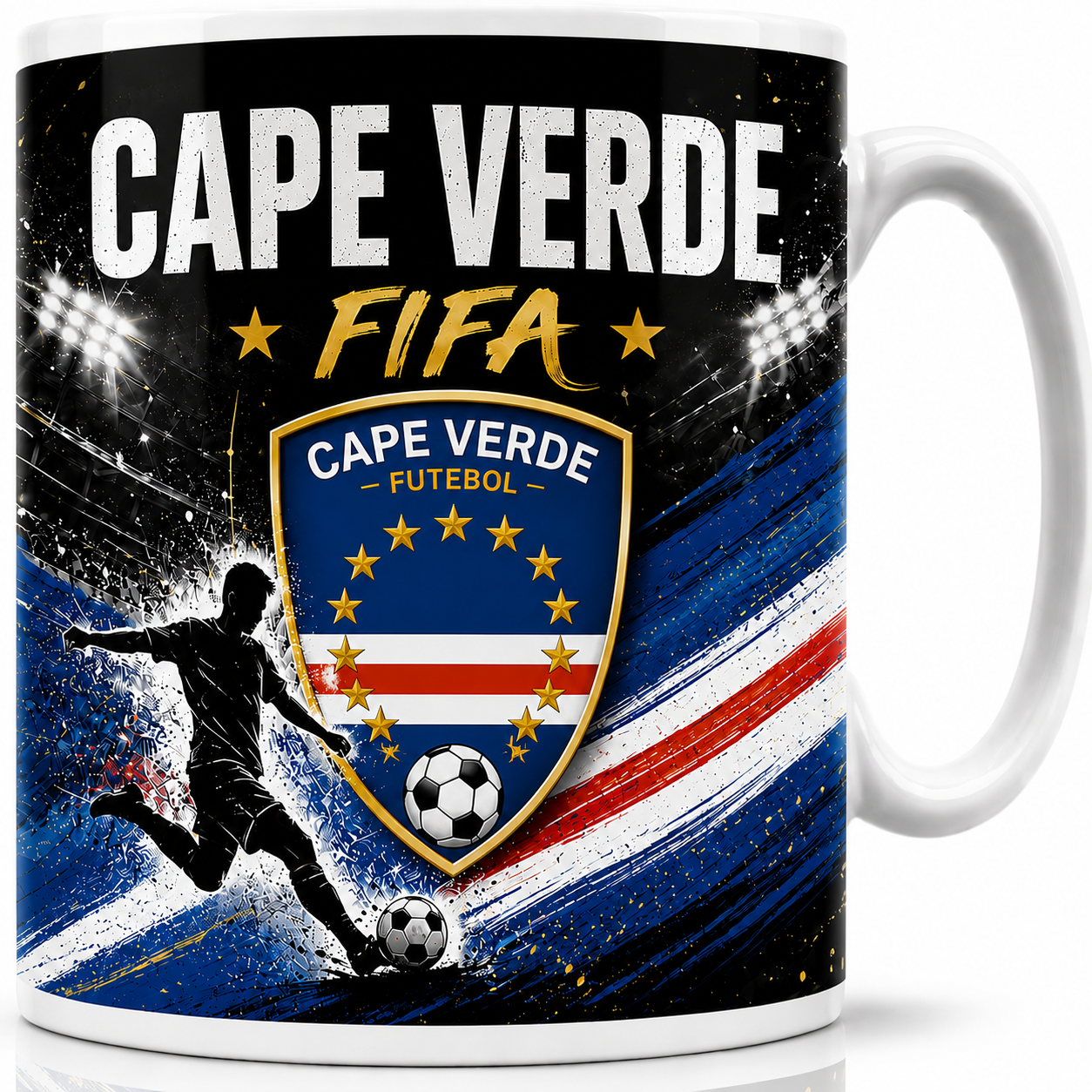FIFA 2026 Cape Verde Football All Over Print Mug
