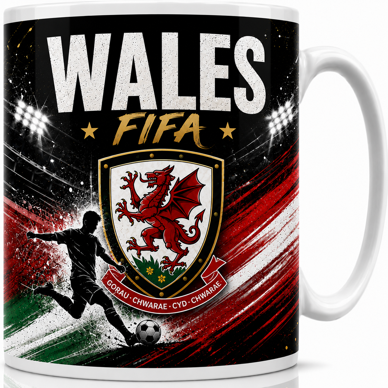 FIFA 2026 Wales Football All Over Print Mug