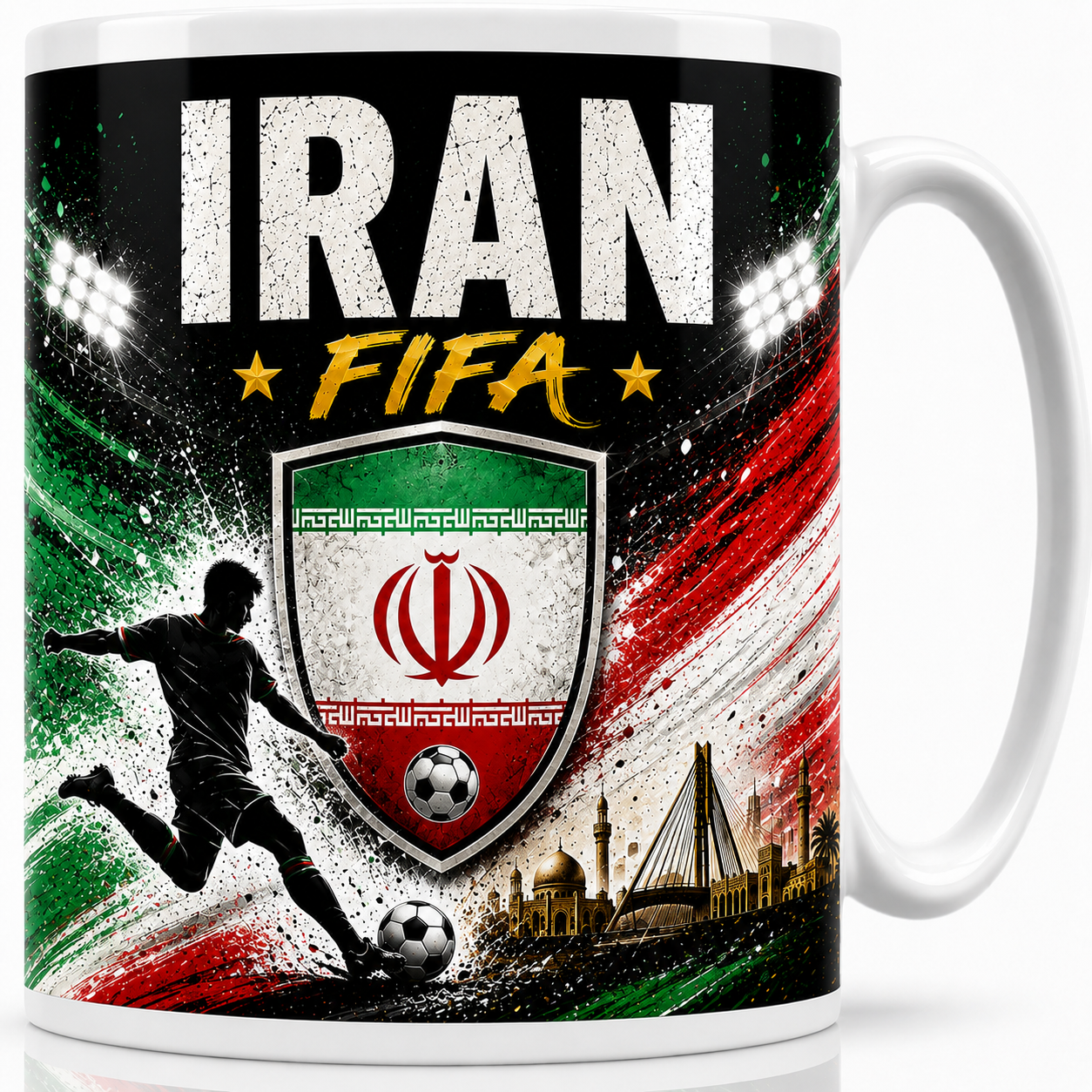 FIFA 2026 Iran Football All Over Print Mug
