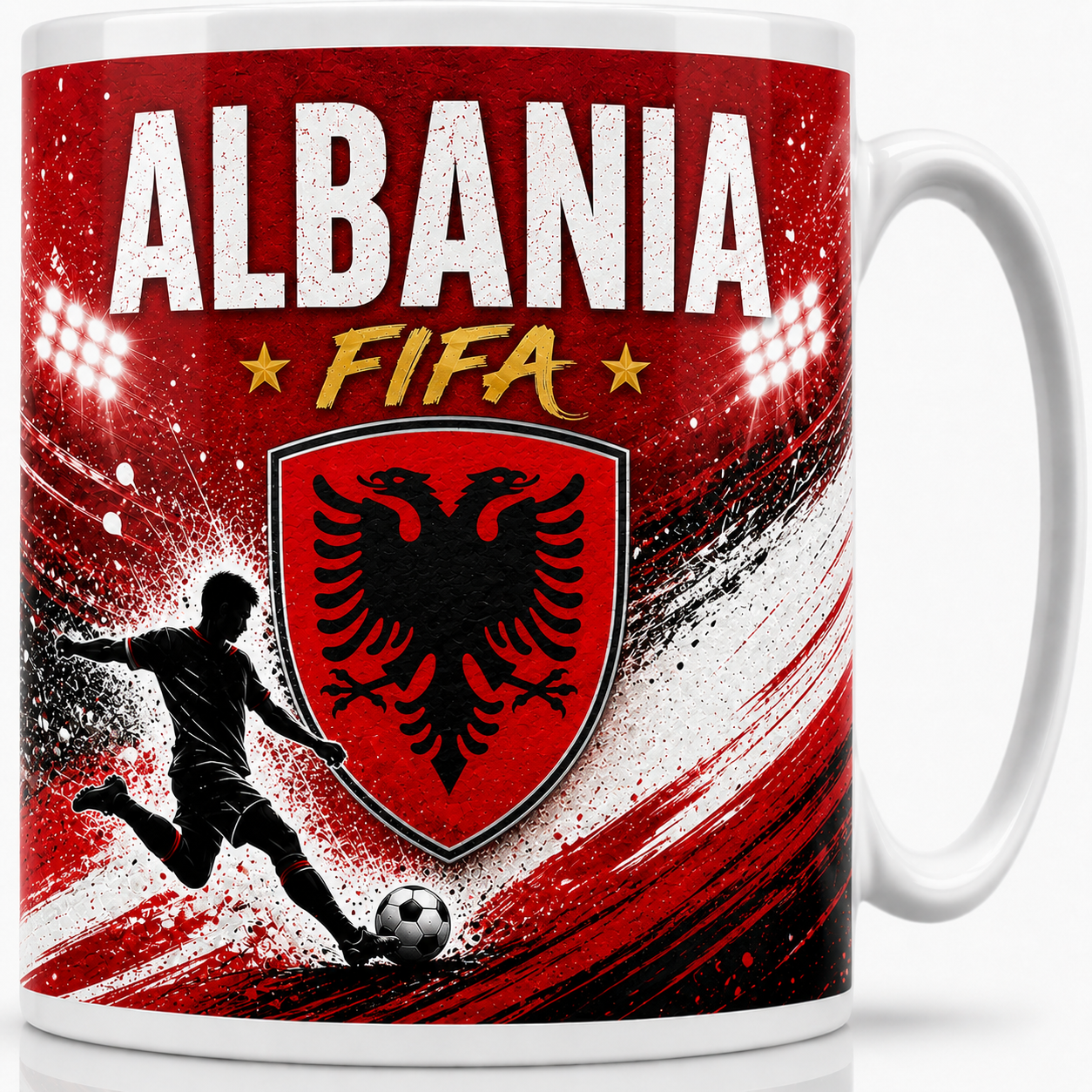 FIFA 2026 Albania Football All Over Print Mug