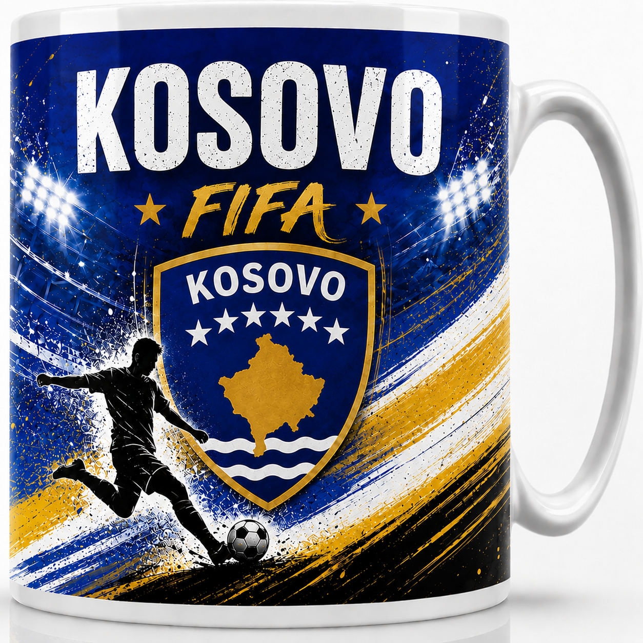 FIFA 2026 Kosovo Football All Over Print Mug