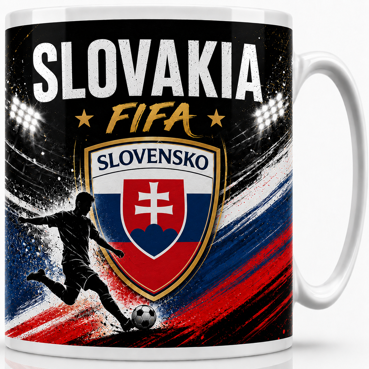 FIFA 2026 Slovakia Football All Over Print Mug