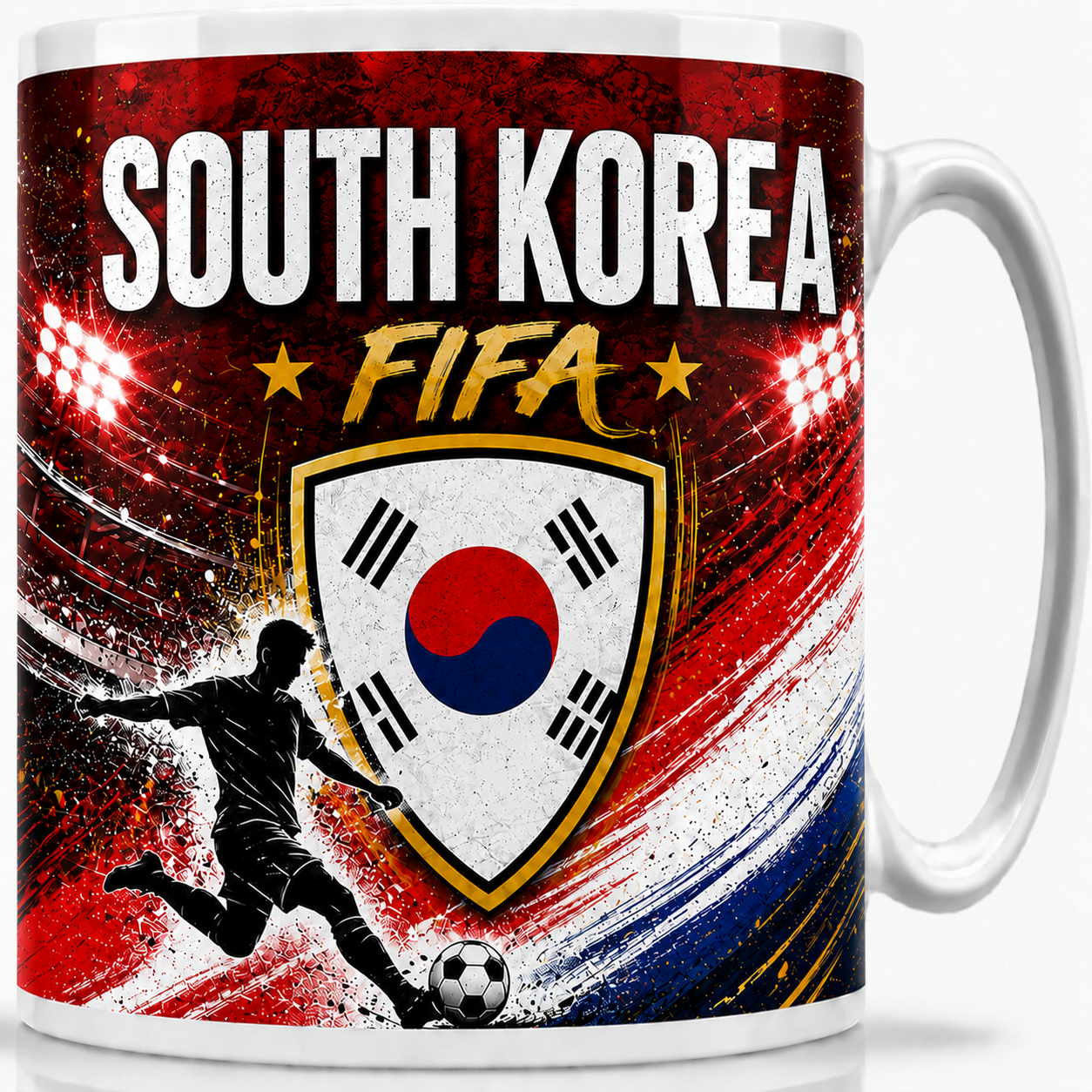FIFA 2026 South Korea Football All Over Print Mug