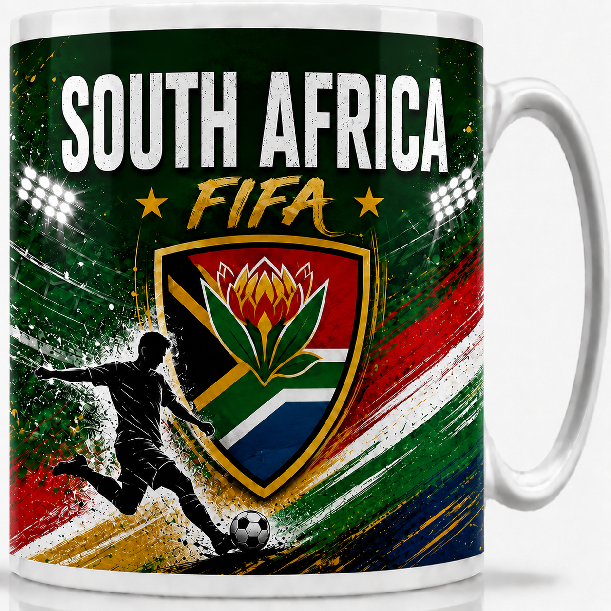 FIFA 2026 South Africa Football All Over Print Mug